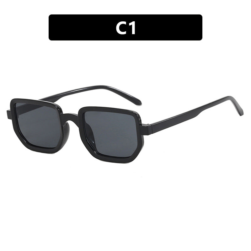 Dame geometrisk solbrille med moderne ramme og beskyttende glass Luvikno