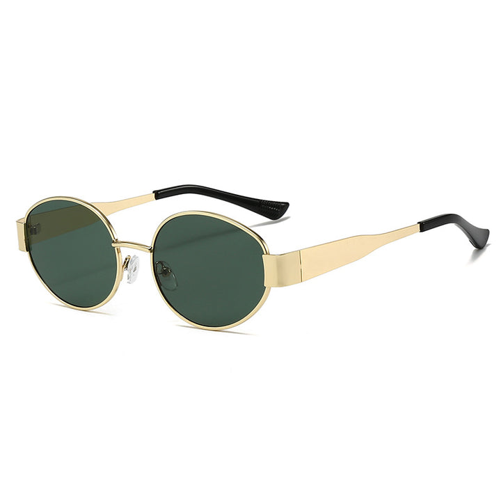 Dame Vintage solbrille i ovalt design Luvikno