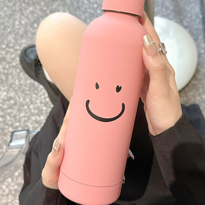 Damen Isolierflasche med innovativt smilmotiv Luvikno