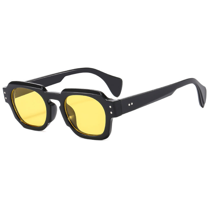Damer moteriktig solbrille i unikt åttekantet design Luvikno