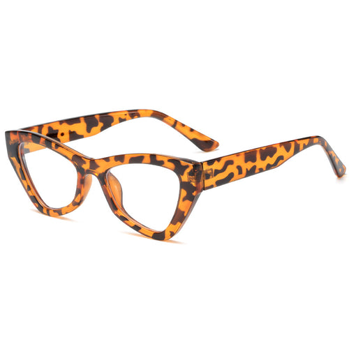Dame Cat-Eye-briller med trendy gjennomsiktig ramme Luvikno