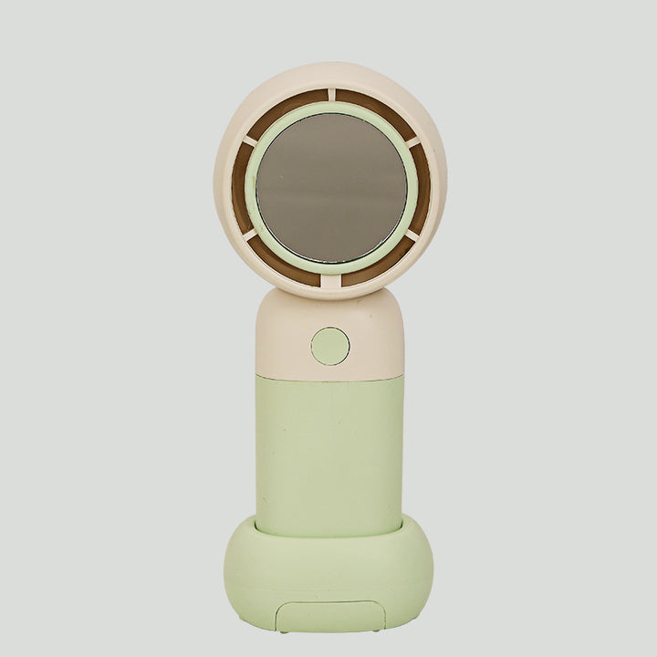 Dame Bærbar Håndvifte med Speil Luvikno