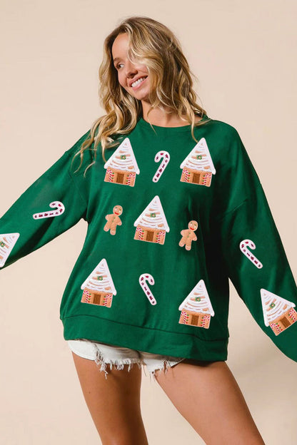 Luvik | Fleece Piparkakkumies Joulupaita