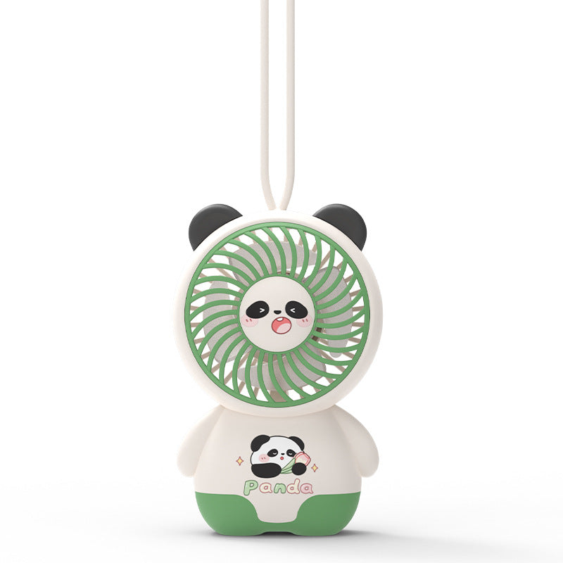 Dame Bærbar Håndvifte i søtt Panda-design Luvikno