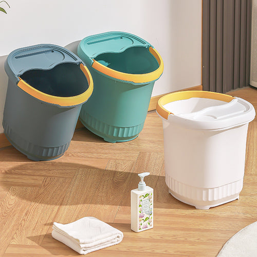 Kvinnenes praktiske og elegante oppbevaringsbøtte med ergonomisk håndtak Luvikno