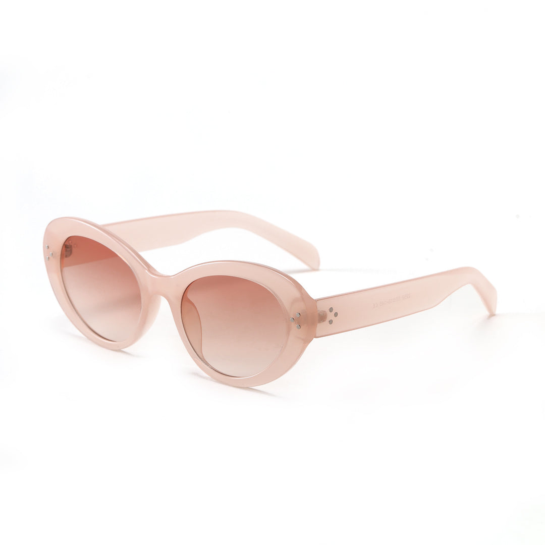 Dame moteriktig oversized solbrille med elegant ramme Luvikno