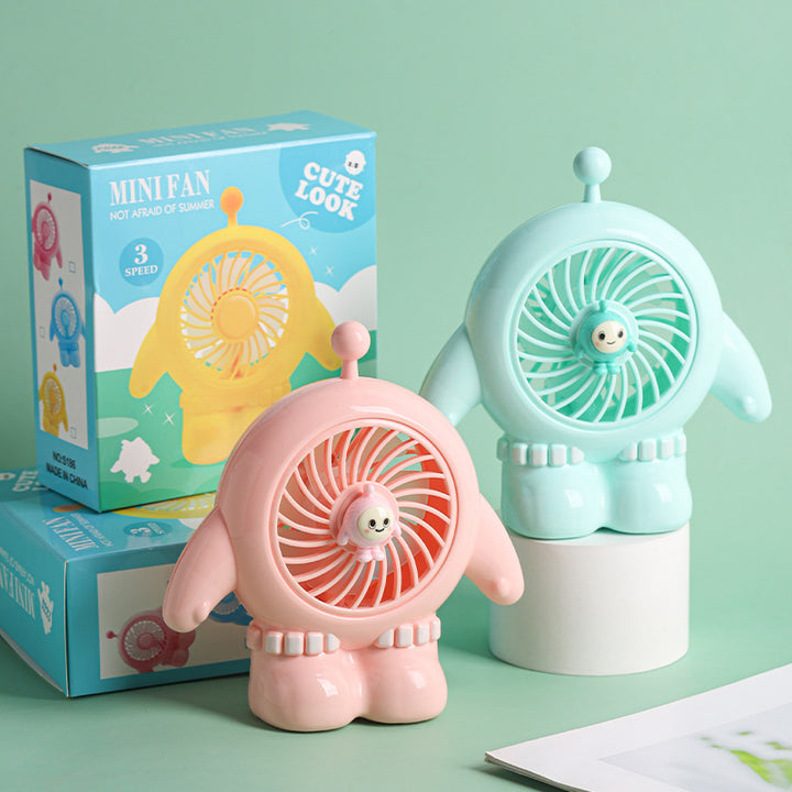 Unisex Morsom Håndvifte i kreativt Robotdesign Luvikno