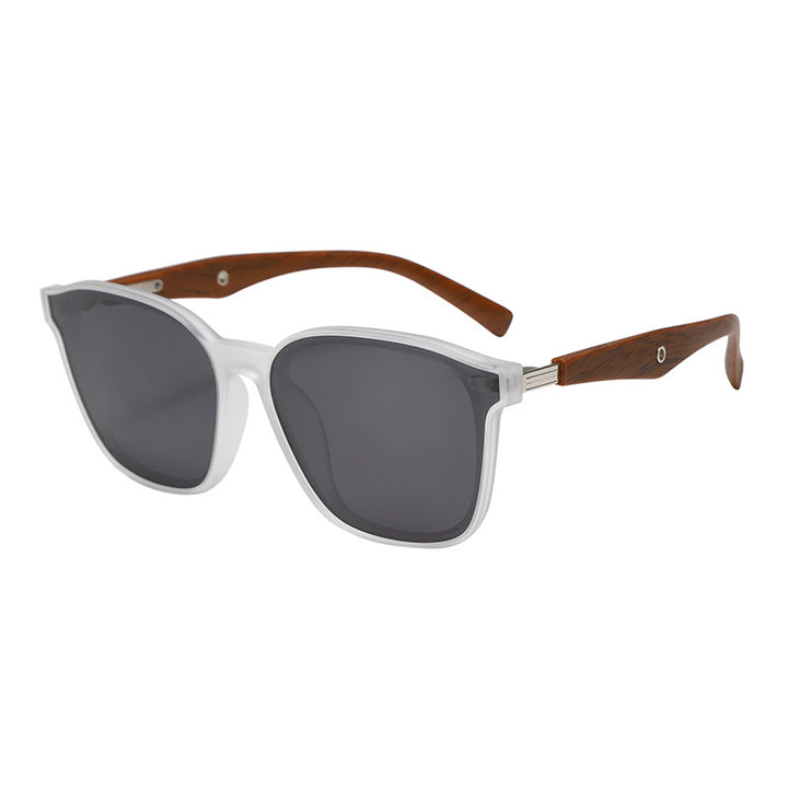 Dame stilige oversized solbriller med treakenter Luvikno