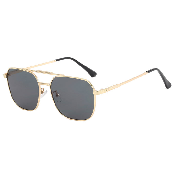 Damer Modiske Oversized-solbriller i edelt Shield-design Luvikno