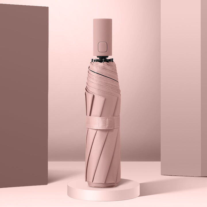 Damen Automatischer Faltregenschirm mit ultraleichtem Design Luvikno