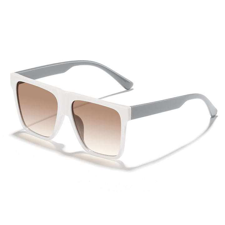 Dame kvadratisk solbrille i elegant design med myke linser Luvikno