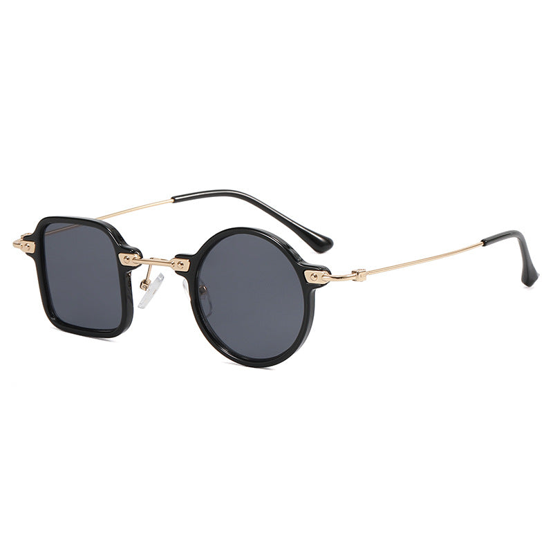 Dame elegant rund hybridbrille med kvadratisk design Luvikno
