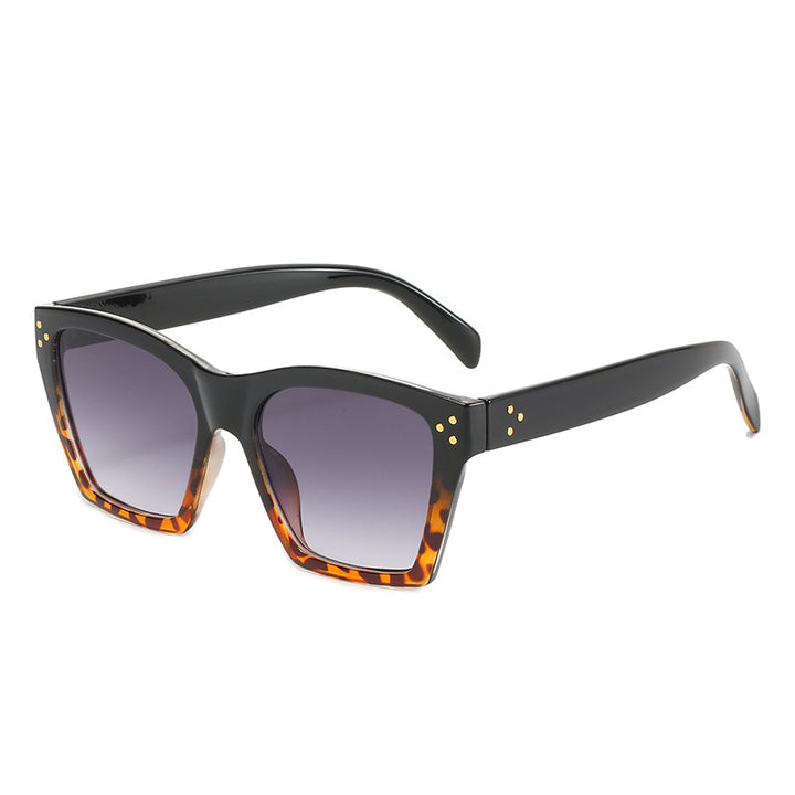 Dame stor moteriktig solbrille Luvikno