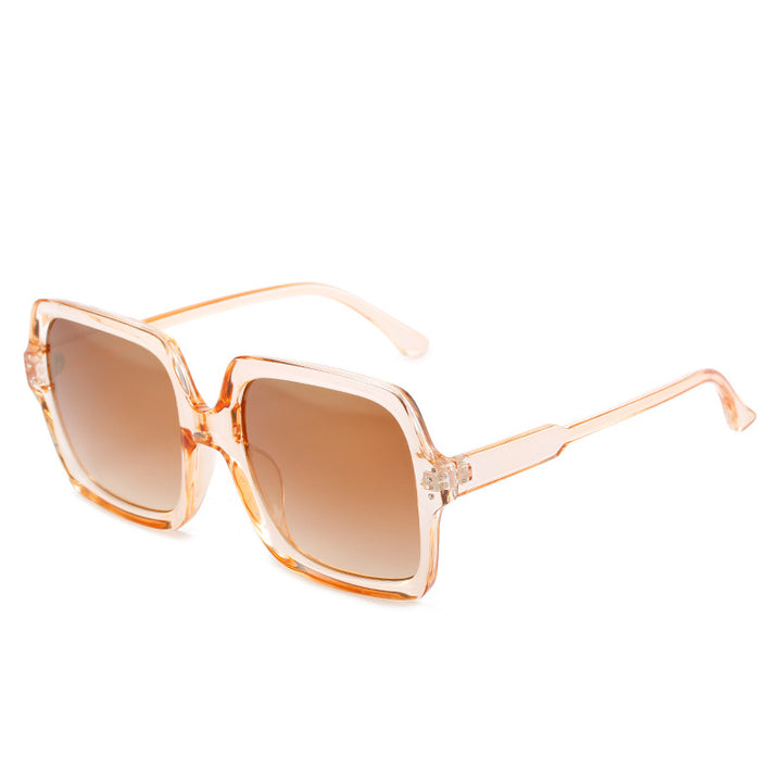 Dame kvadratisk moderne solbrille med polarisert glass Luvikno