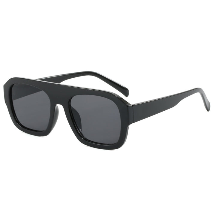 Dame oversized kvadratisk solbrille med moderne design Luvikno