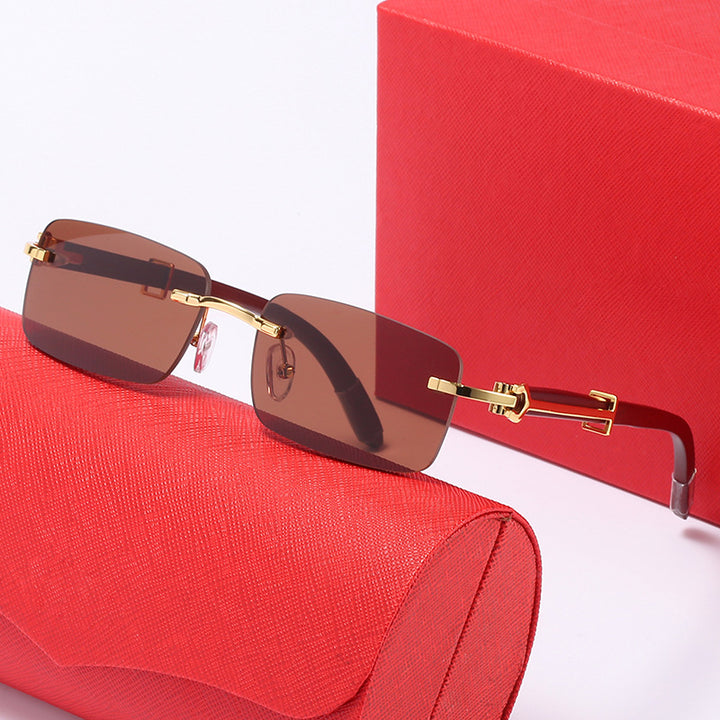 Dame elegant firkantet solbrille Luvikno