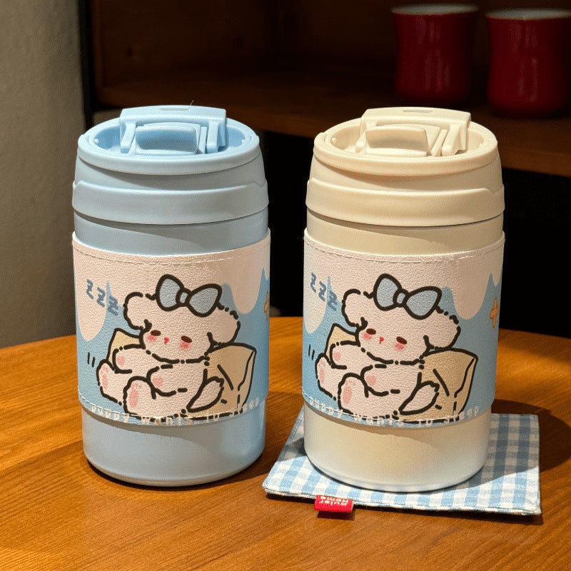 Dame Isolert kaffe-kopp med elegant design og sikkert lokksystem Luvikno
