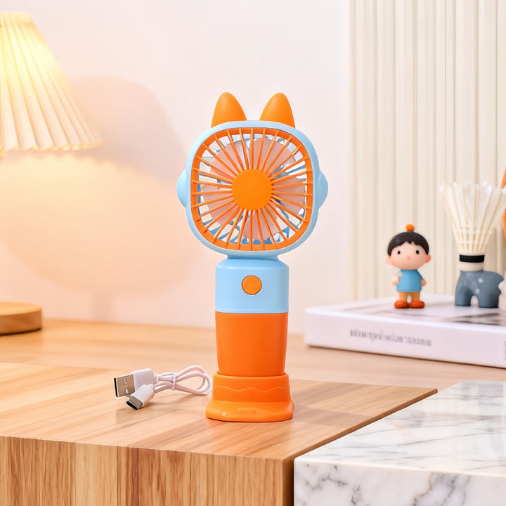 Damer Bærbar Dyre Mini-Ventilator med USB-tilkobling Luvikno