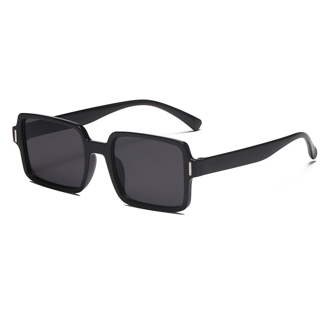 Dame kvadratisk solbrille i elegant leopardmønster Luvikno