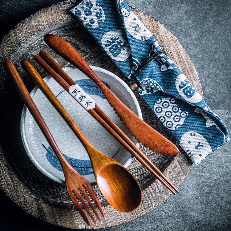 Japansk enkel stil tre bestikk sett | Luvikno