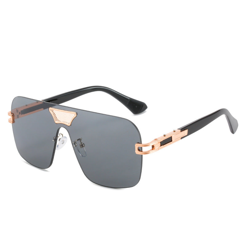 Damer moterik oversized solbriller med spesialramme og UV-beskyttelse Luvikno
