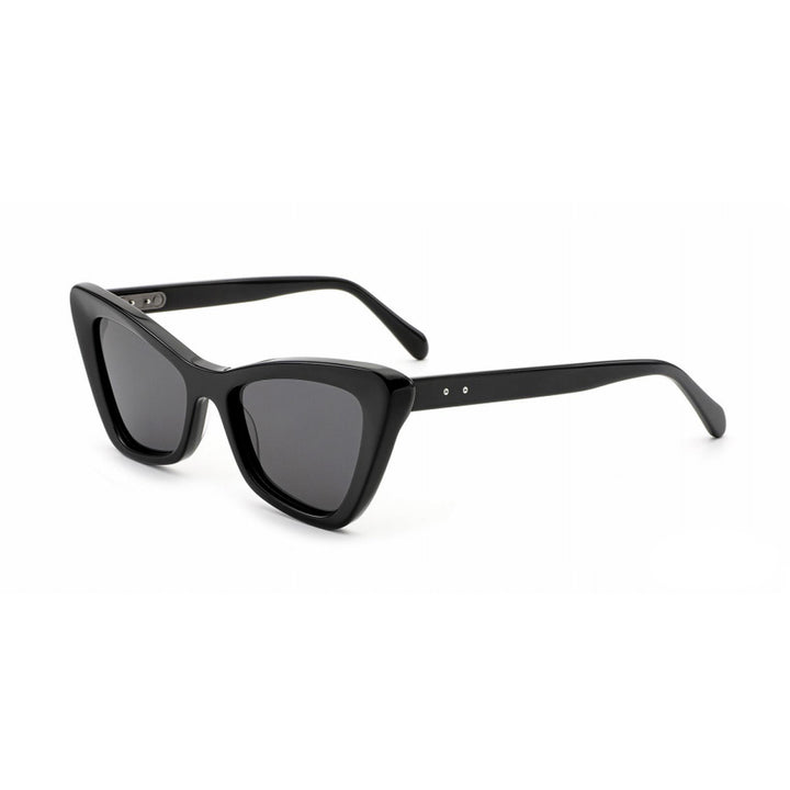 Dame Cat-Eye solbriller med trendy aksent Luvikno