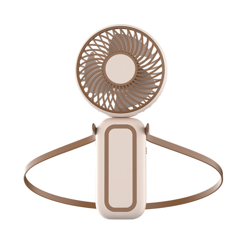 Unisex Bærbar Halsvifte med ergonomisk design og USB-ladefunksjon Luvikno