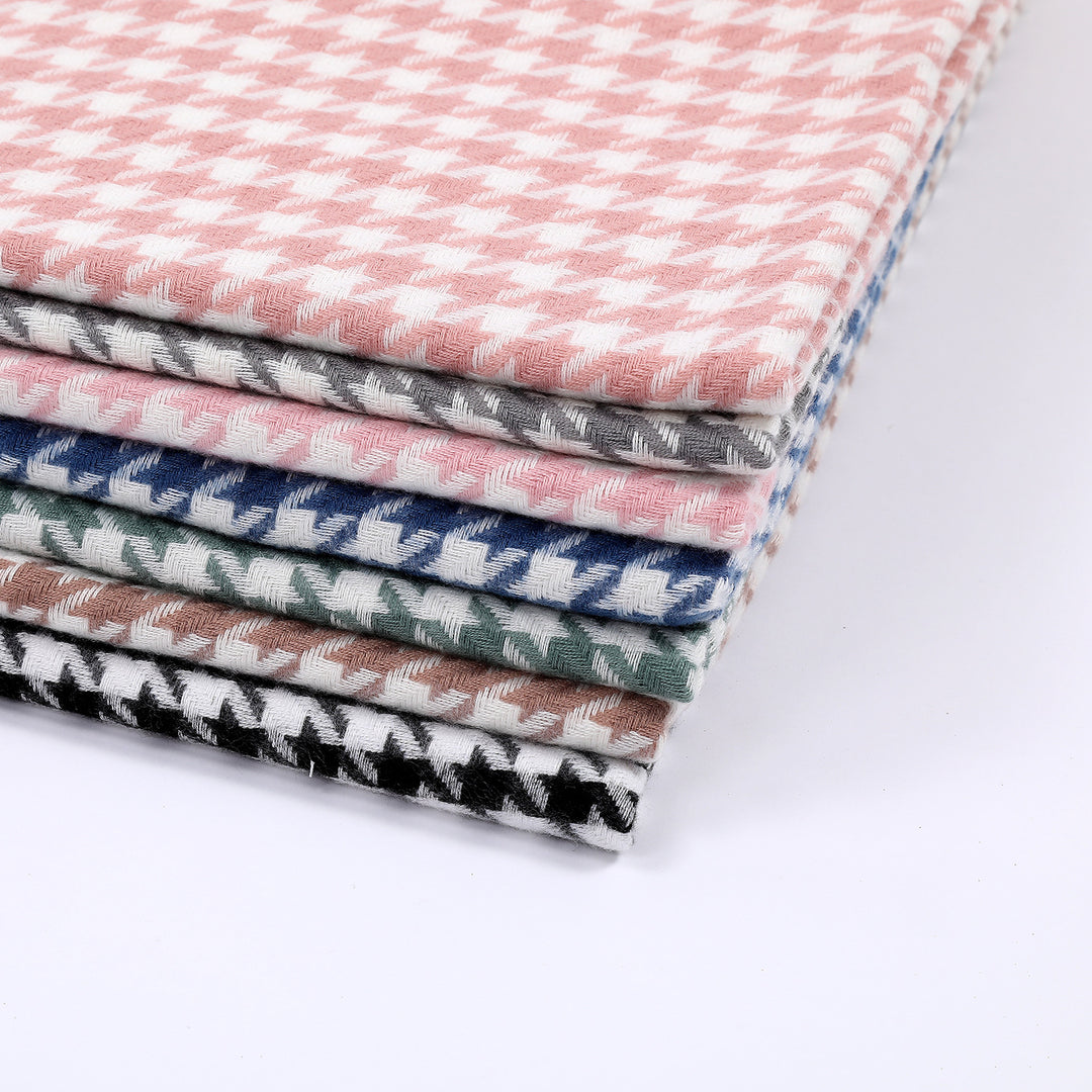 Dame elegant skjerf med houndstooth mønster Luvikno