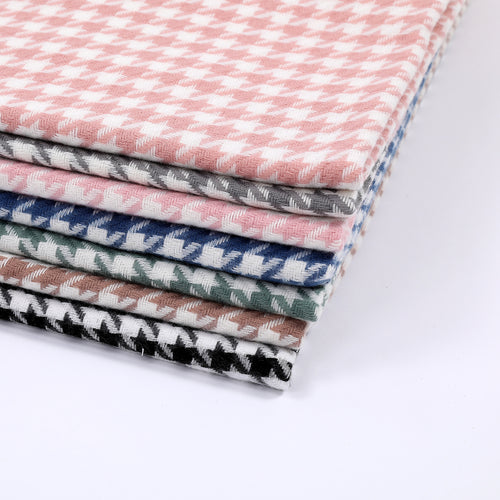Dame elegant skjerf med houndstooth mønster Luvikno