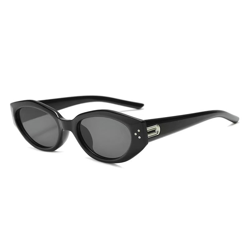Dame mote retro solbriller i Cat Eye stil Luvikno