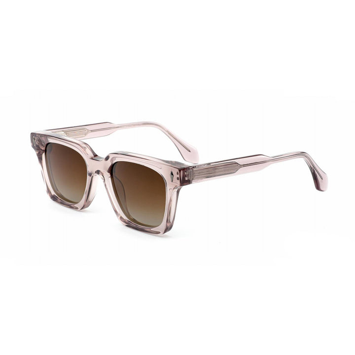 Dame klassisk kvadratisk solbrille med robust ramme og UV-beskyttelse Luvikno