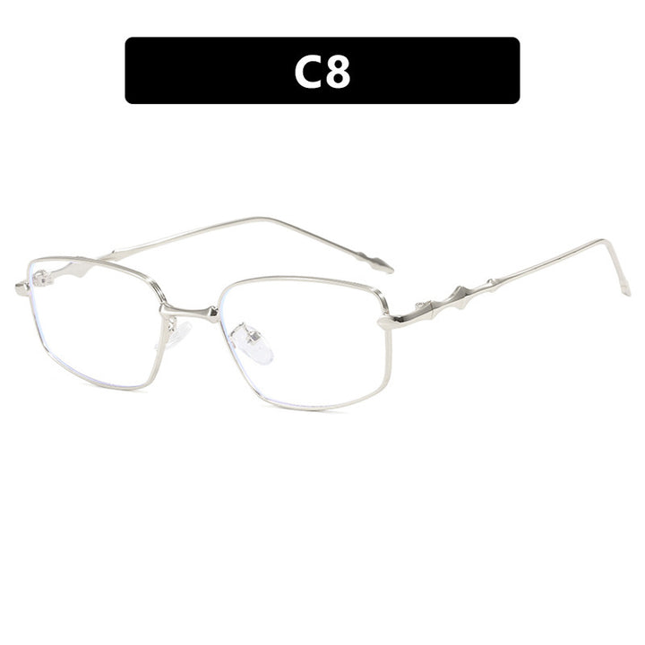 Dame moteriktig kvadratisk solbrille i unikt design Luvikno