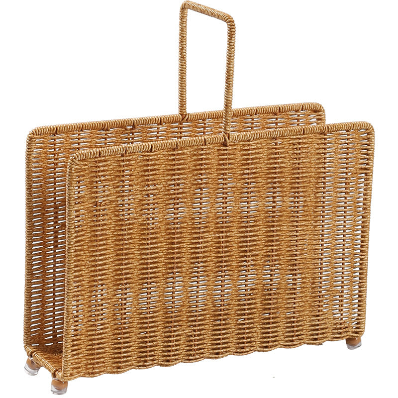 Unisex Håndvevd magasinstander med elegant design Luvikno