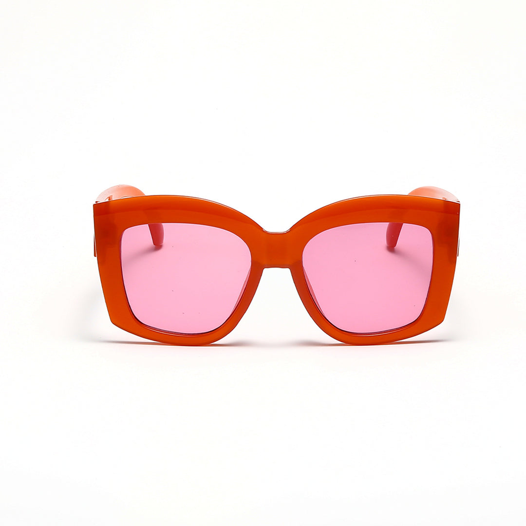 Dame moteriktig oversized solbriller i unikt design Luvikno
