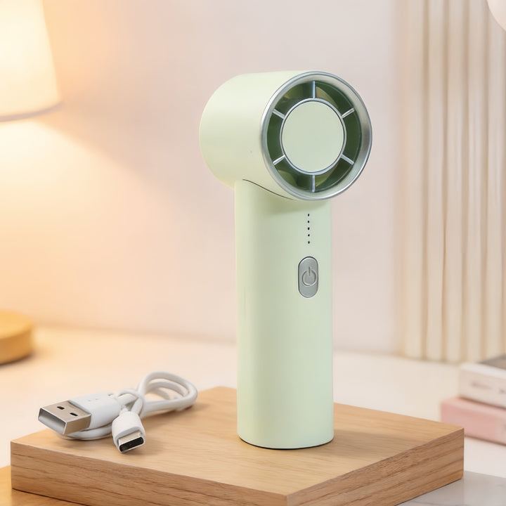 Dame bærbar mini-vifte med ergonomisk design Luvikno