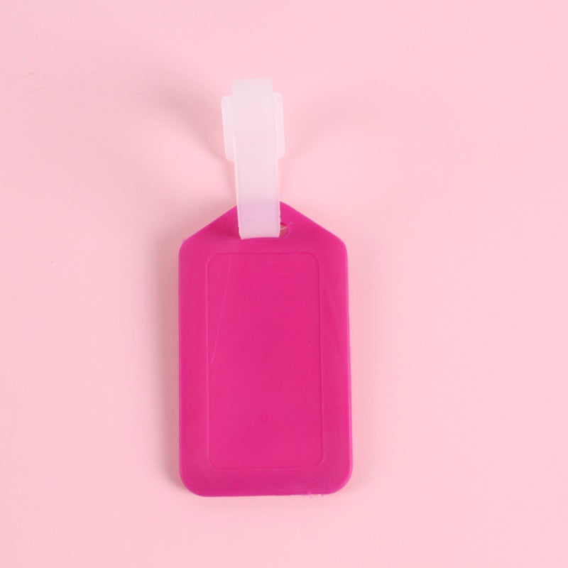 Unisex fleksibel silikon bagasjelapp Luvikno