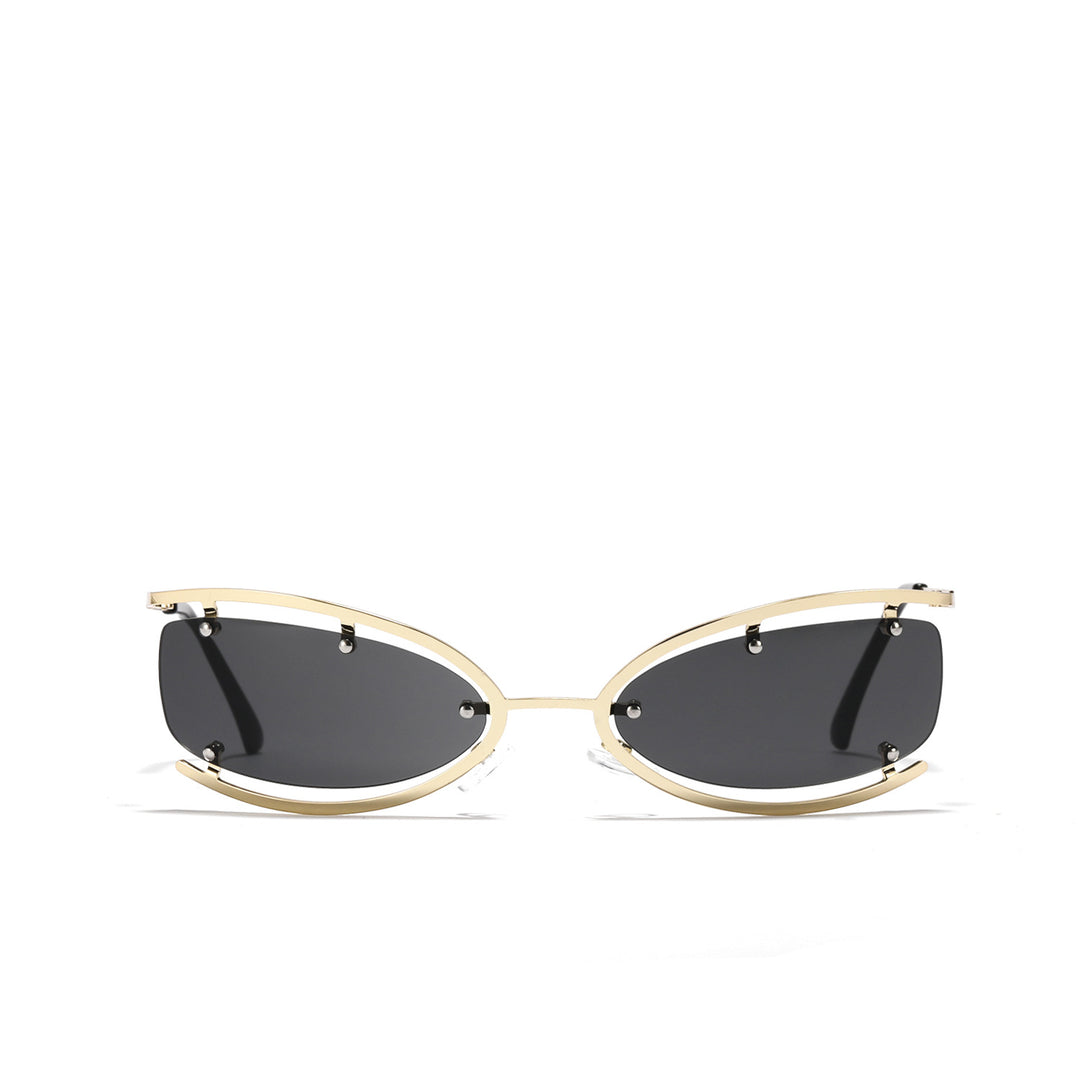Dame moterik solbrille med unik ramme konstruksjon Luvikno