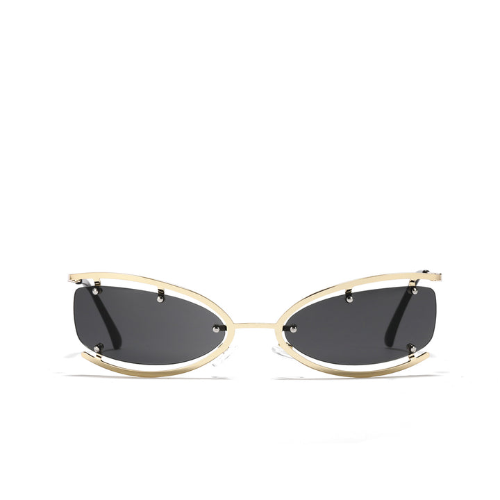 Dame moterik solbrille med unik ramme konstruksjon Luvikno