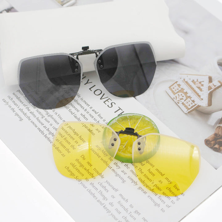 Dame moterik Oversized-solbrille med kvadratisk design Luvikno