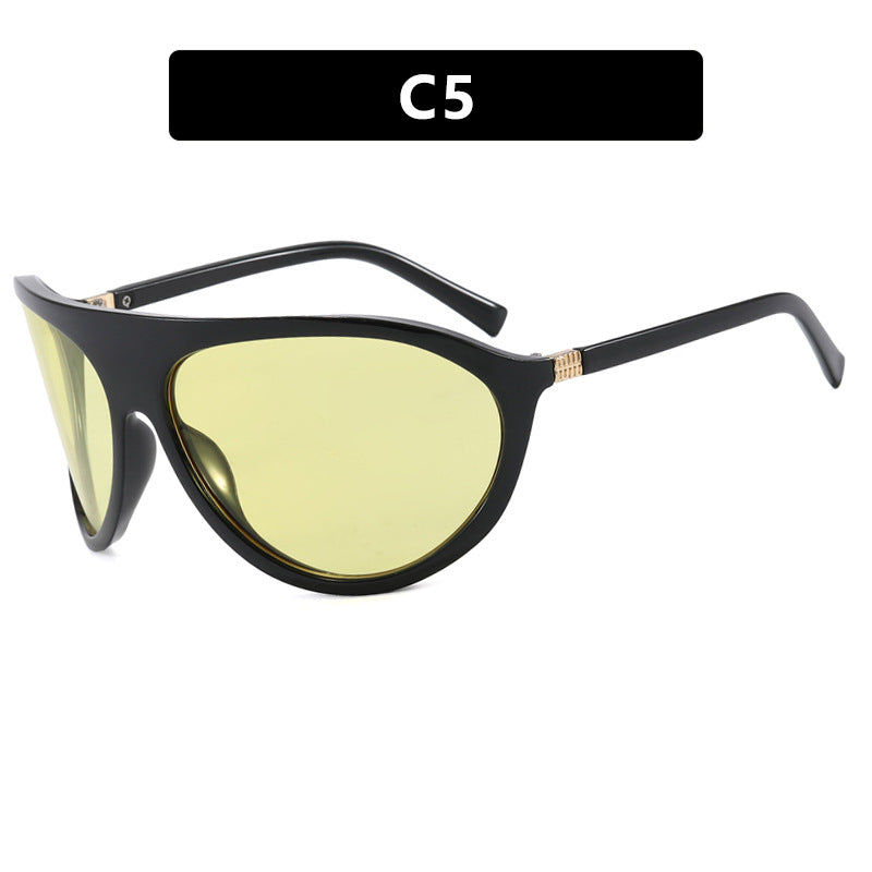 Damen Cat-Eye solbriller med unikt design og beskyttende UV-filter Luvikno