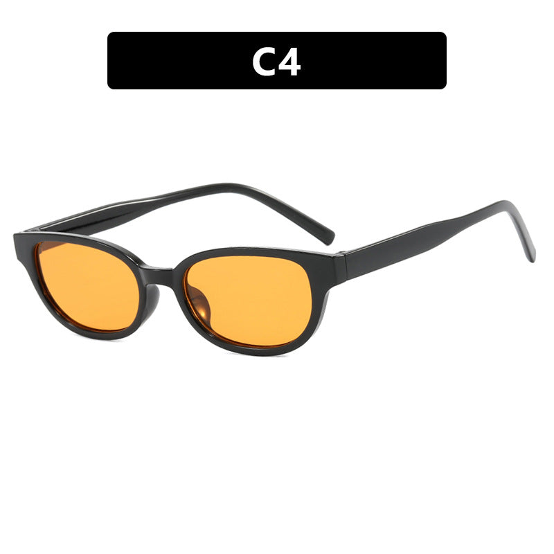Dame moteriske Cat-Eye solbriller med UV-beskyttelse og lett ramme Luvikno