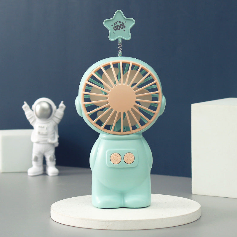 Unisex Bærbar Mini-vifte i lekent figurdesign Luvikno
