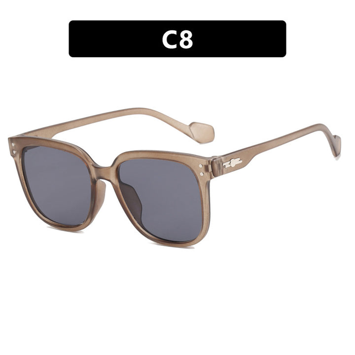 Dame firkantet solbrille med myk gradient og beskyttende UV-filter Luvikno