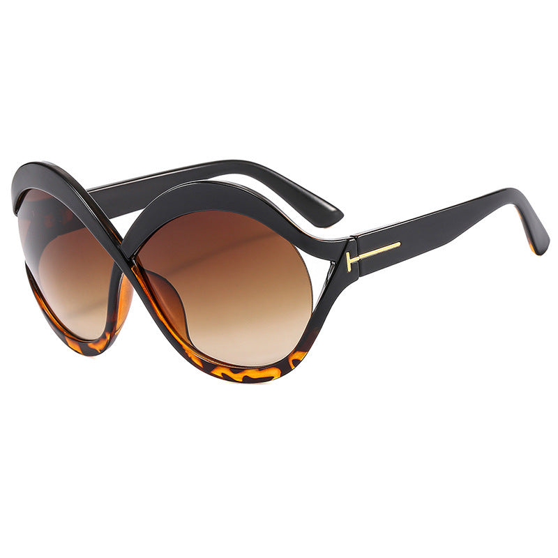 Dame ekstravagant formet solbrille Luvikno