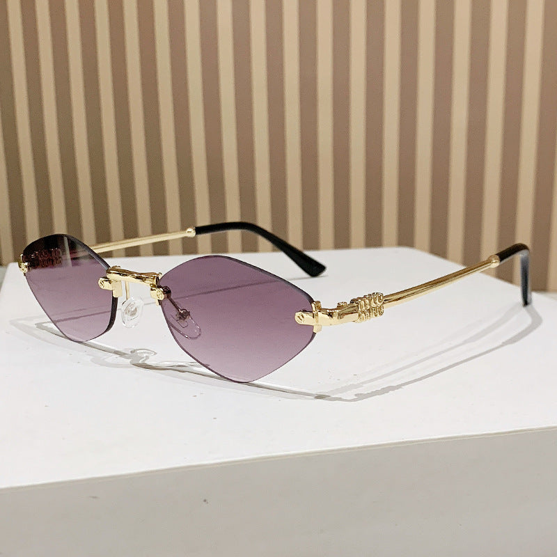 Dame Cat-Eye solbriller i moderne elegans stil Luvikno