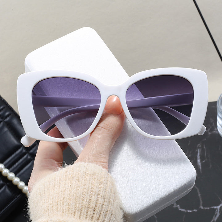 Dame Oversized-solbriller med elegant design Luvikno