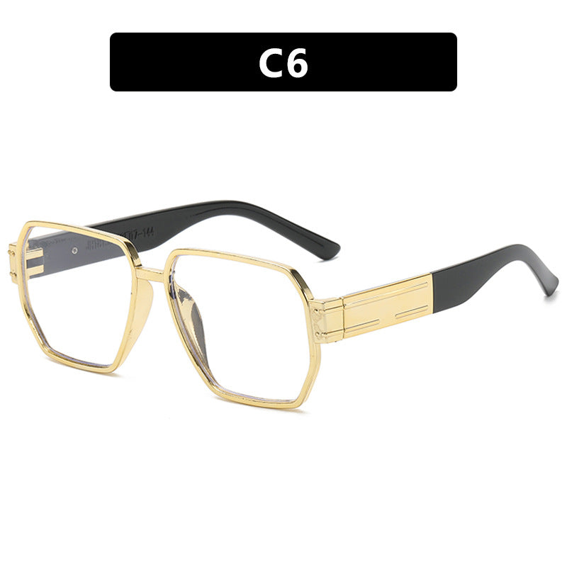 Damer elegant solbrille med markant geometrisk ramme Luvikno