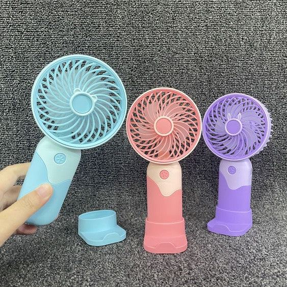 Unisex Bærbar Håndvifte i kreativt Design Luvikno