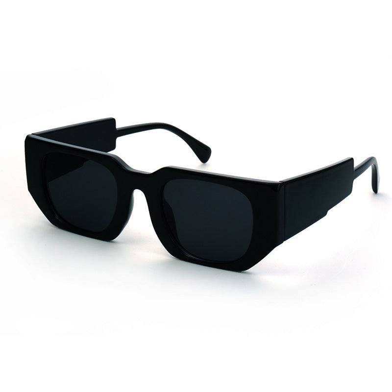 Dame Modisch solbrille med kantet ramme og UV-beskyttelse Luvikno