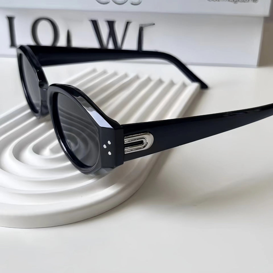 Dame mote retro solbriller i Cat Eye stil Luvikno